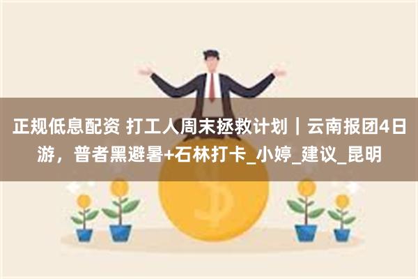 正规低息配资 打工人周末拯救计划｜云南报团4日游，普者黑避暑+石林打卡_小婷_建议_昆明