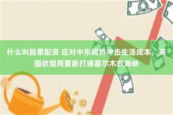 什么叫股票配资 应对中东局势冲击生活成本，英国欲组局重新打通霍尔木兹海峡