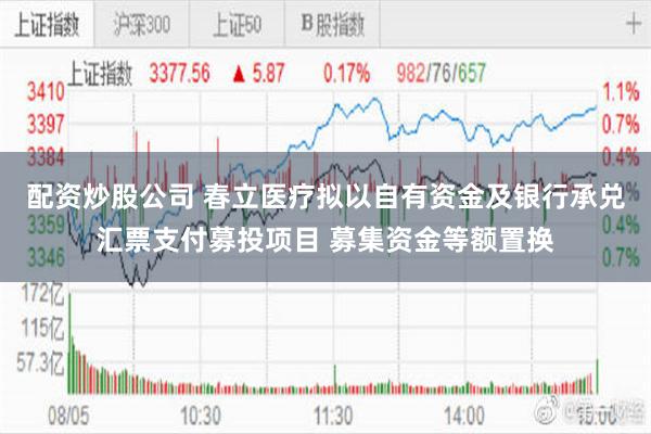 配资炒股公司 春立医疗拟以自有资金及银行承兑汇票支付募投项目 募集资金等额置换
