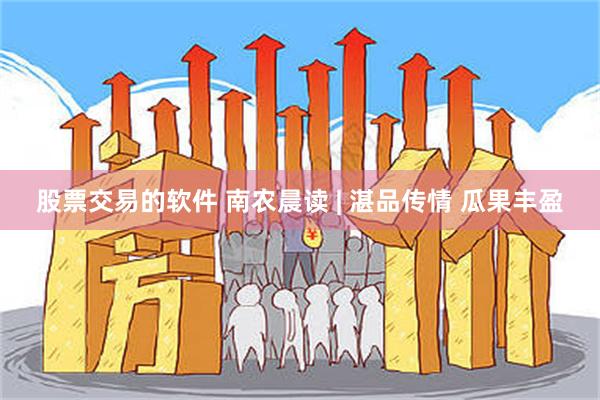 股票交易的软件 南农晨读 | 湛品传情 瓜果丰盈