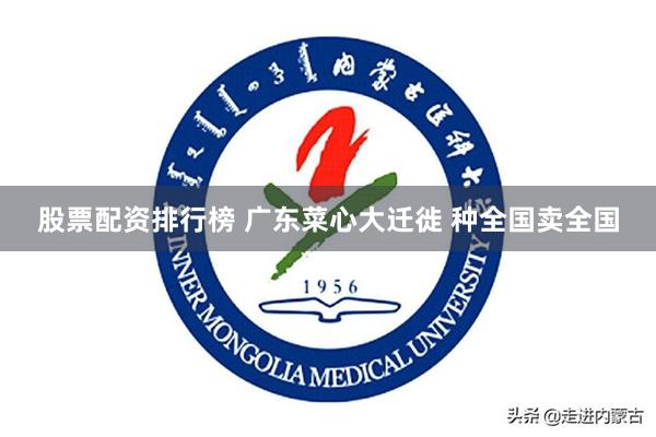 股票配资排行榜 广东菜心大迁徙 种全国卖全国