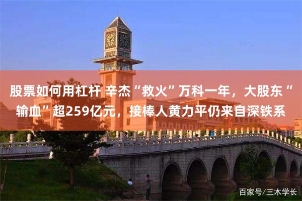 股票如何用杠杆 辛杰“救火”万科一年，大股东“输血”超259亿元，接棒人黄力平仍来自深铁系