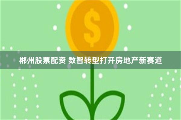 郴州股票配资 数智转型打开房地产新赛道