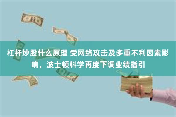 杠杆炒股什么原理 受网络攻击及多重不利因素影响，波士顿科学再度下调业绩指引